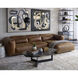 Parsons Clear / Matte Black Bookcase